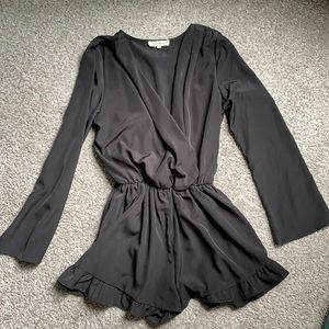 Altar’d state black romper (size medium)